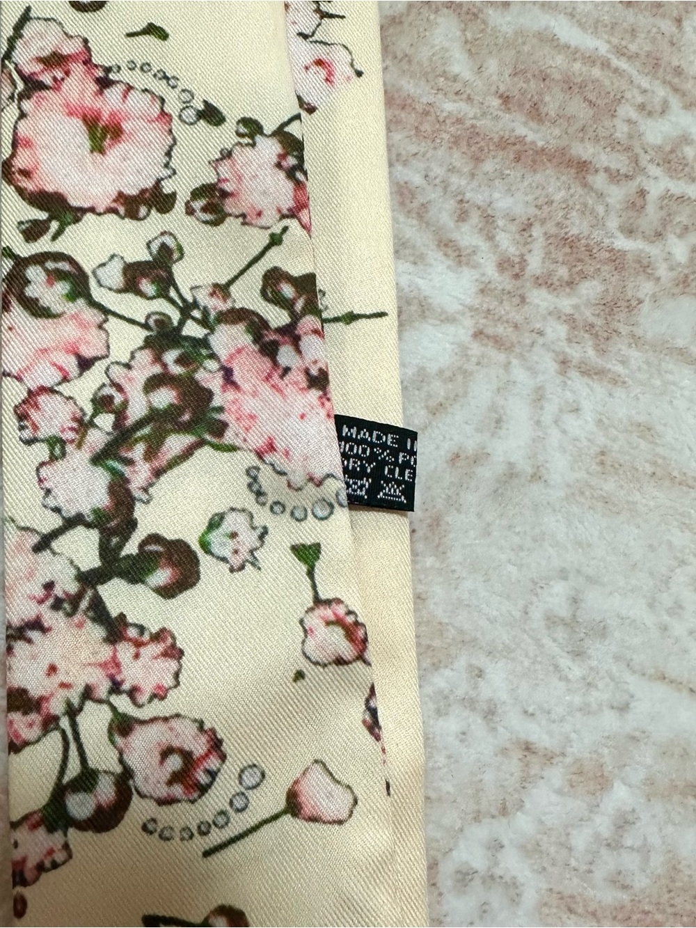 NEW 🌸 Satin Floral Twilly Scarf Tie - Picture 6 of 8